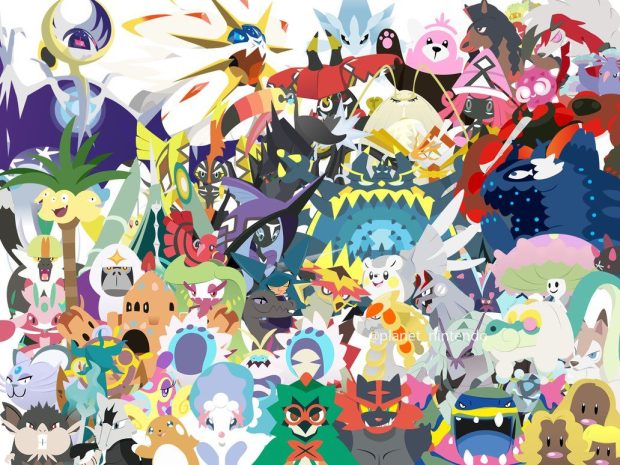 Pokemon Sun And Moon HD Wallpaper.