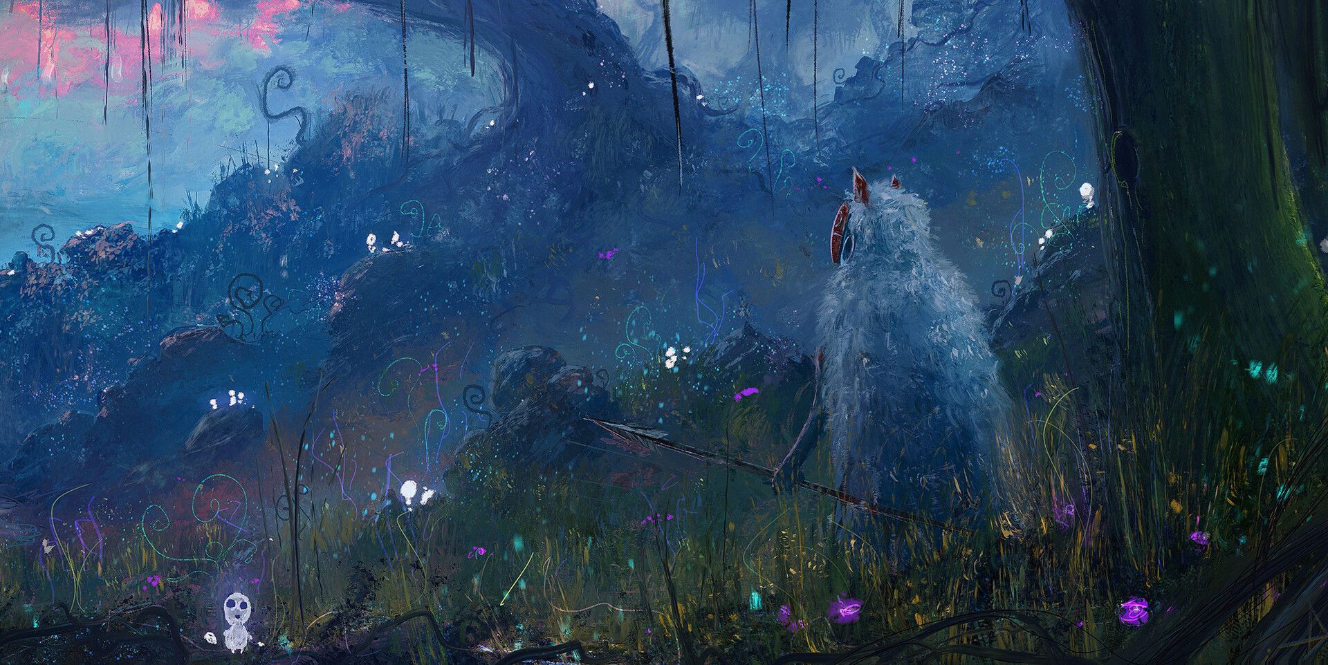 77 Princess Mononoke Wallpaper  WallpaperSafari