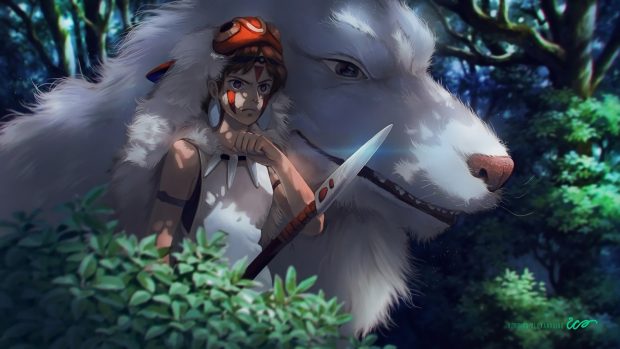 Princess Mononoke Wide Screen Wallpaper.