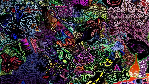 Psychedelic HD Wallpaper.