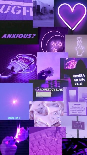 Purple Aesthetic Image Free Download.