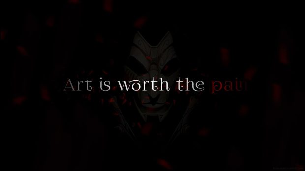 Quotes Jhin Wallpaper HD.