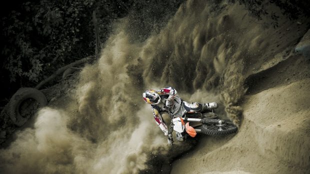 Racing Dirt Bike Wallpaper HD.