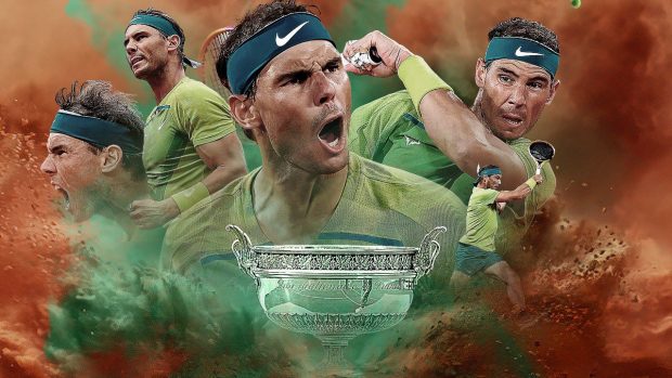 Rafael Nadal Roland Garros 2022 Champions Wallpaper Desktop.