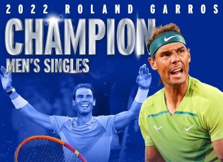Rafael Nadal Roland Garros 2022 Champions Wallpaper Free Download.