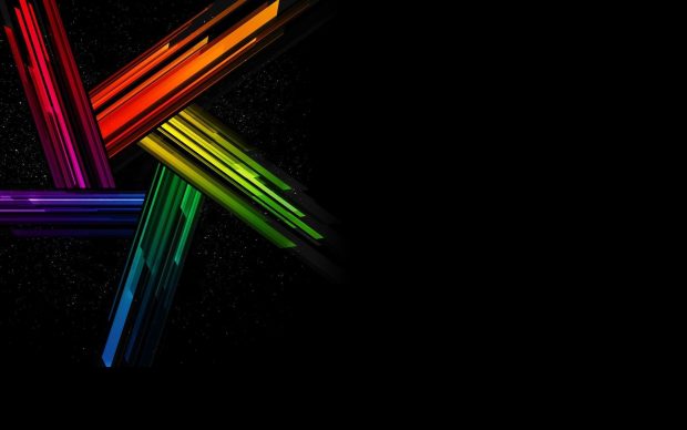 Rainbow Beautiful Neon Wallpaper.