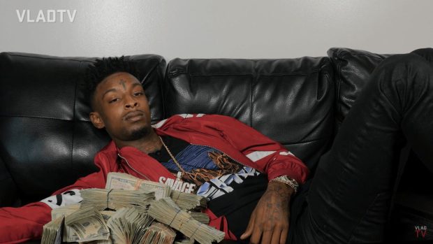 Rapper 21 Savage Wallpaper HD.