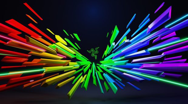 Razer 3D Rainbow Wallpaper HD.