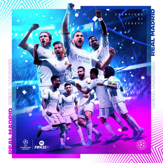 Real Madrid UEFA Champions League 2022 HD Wallpaper Free download.