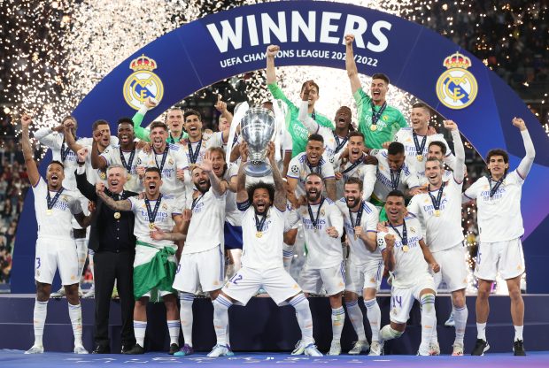 Real Madrid UEFA Champions League 2022 Wallpaper Desktop.
