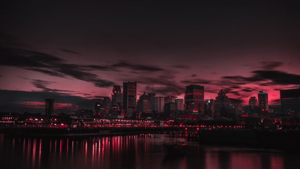 Red Aesthetic Backgrounds HD City.