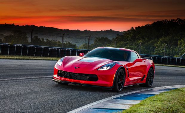 Red Corvette Wallpaper HD.