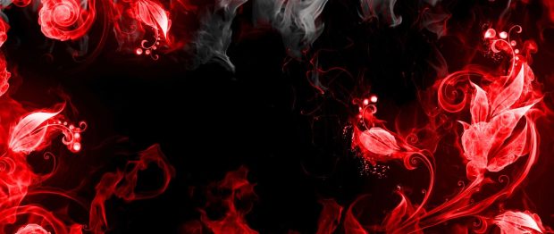 Red Smoke Background HD.