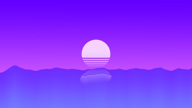 Retro Outrun Wallpaper HD.