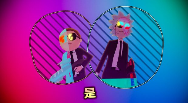 Rick And Morty 80s Wallpaper HD.