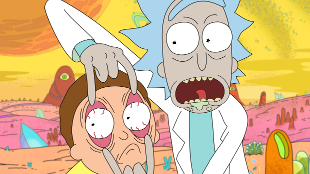 Rick And Morty Background HD 1080p.