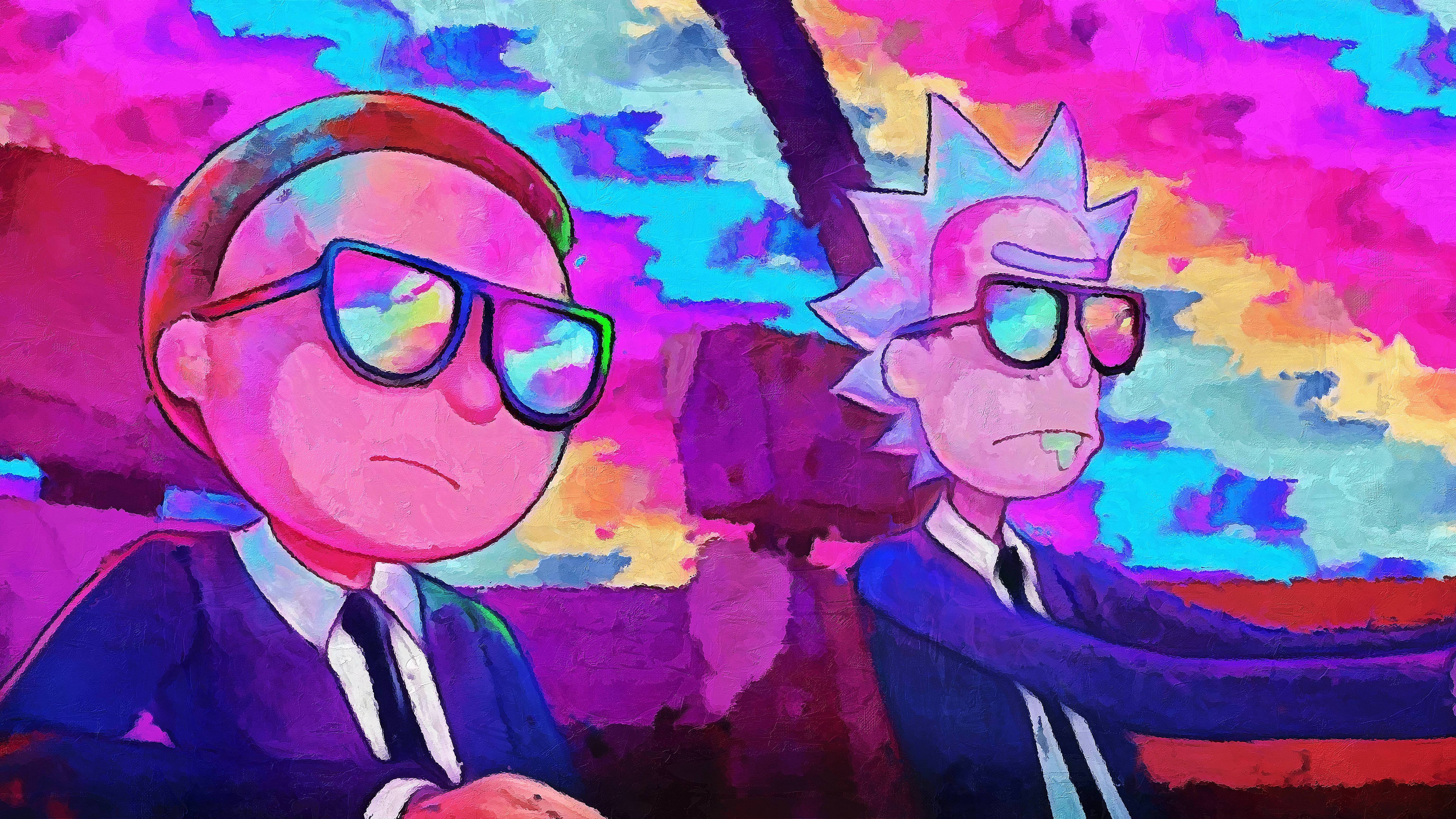 Rick and Morty Wallpaper iPhone Phone 4K 9180e