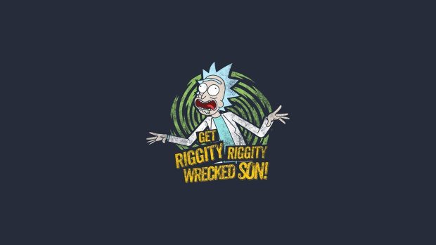 Rick And Morty Wide Screen Wallpaper 4K Aesthetic.