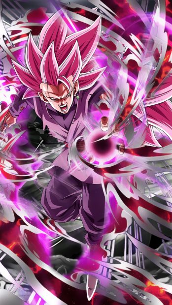 Rose Goku Black Wallpaper HD.