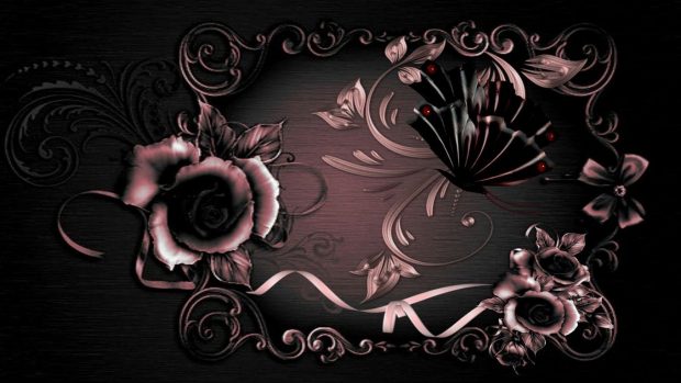 Rose Gold Cute Backgrounds Free Download Dark.
