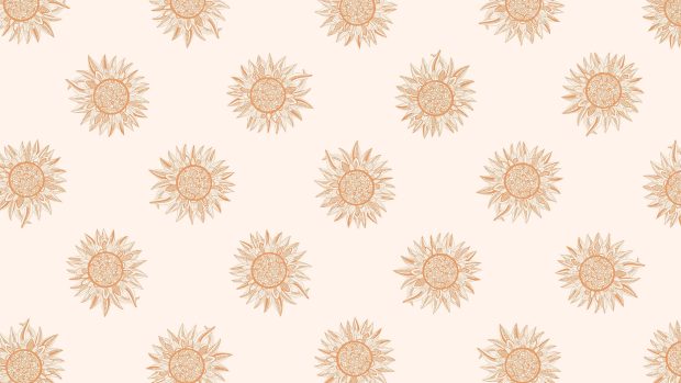 Rose Gold Cute Desktop Image.