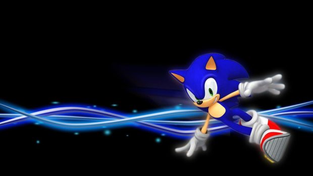Running Sonic Wallpaper HD.