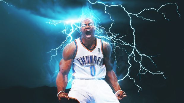 Russell Westbrook Desktop Background.