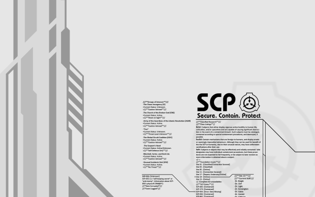 SCP Desktop Wallpaper.