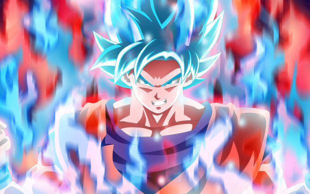 SSJ Blue Goku Dragon Ball Super Wallpaper HD.