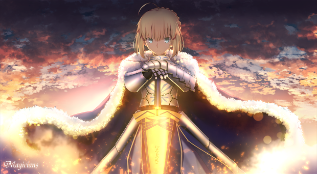 Saber Wide Screen Wallpaper HD.