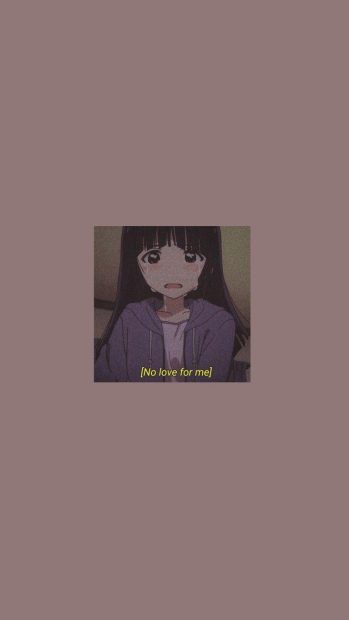 Sad Aesthetic Wallpaper HD Anime Girl.