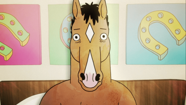 Sad Bojack Horseman Background.