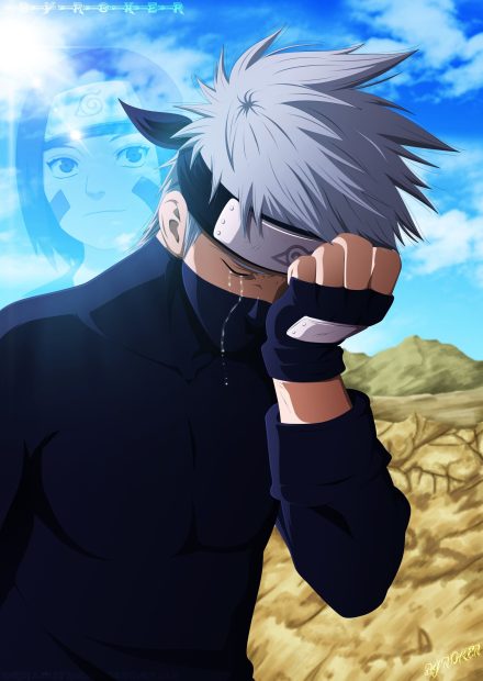 Sad Kakashi HD Wallpaper.