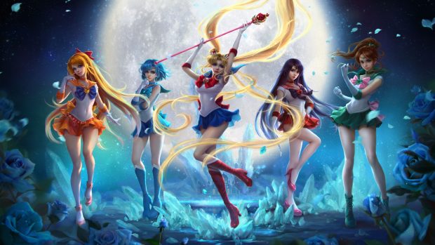 Sailor Moon HD Wallpaper Free download.