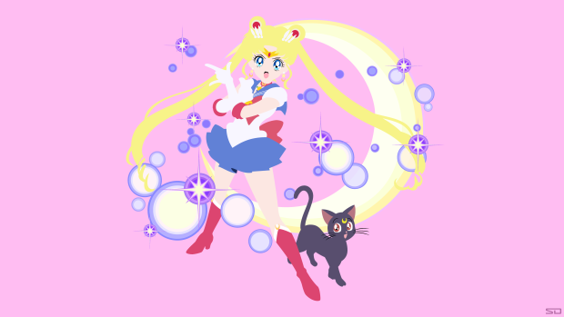 Sailor Moon Wide Screen Background HD.