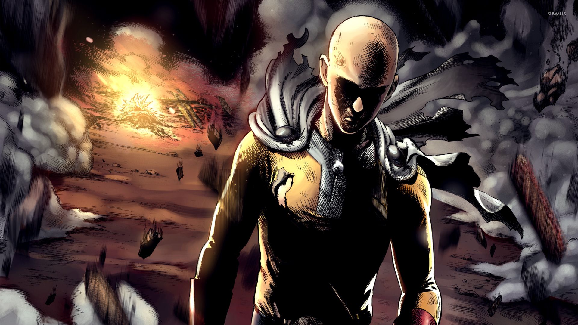 Anime, One-Punch Man, Saitama (One-Punch Man), HD wallpaper