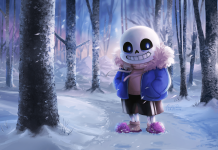 Sans Undertale Desktop Wallpaper.