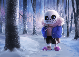 Sans Undertale Desktop Wallpaper.