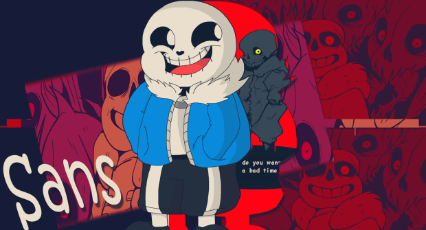 Sans Undertale Wide Screen Wallpaper.