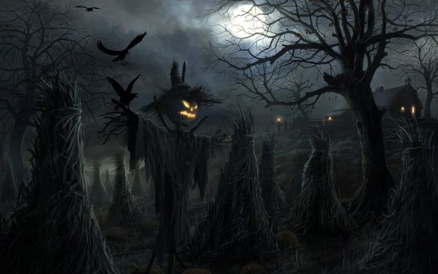 Scary Halloween Desktop Wallpaper.