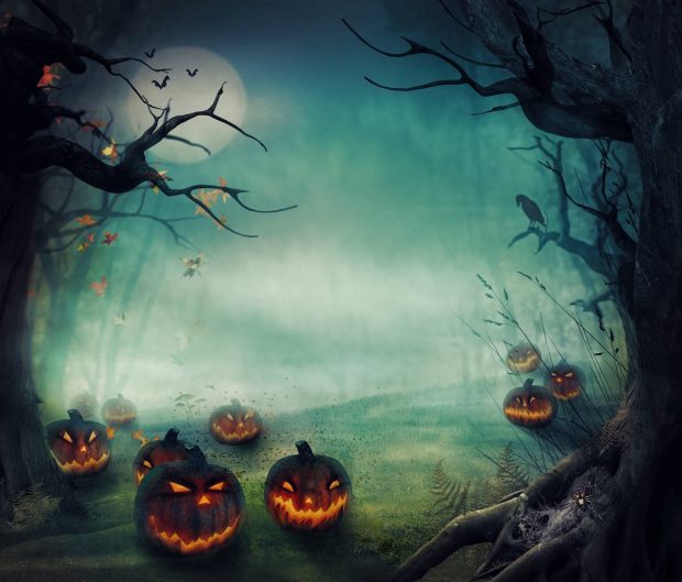 Scary Halloween HD Wallpaper.