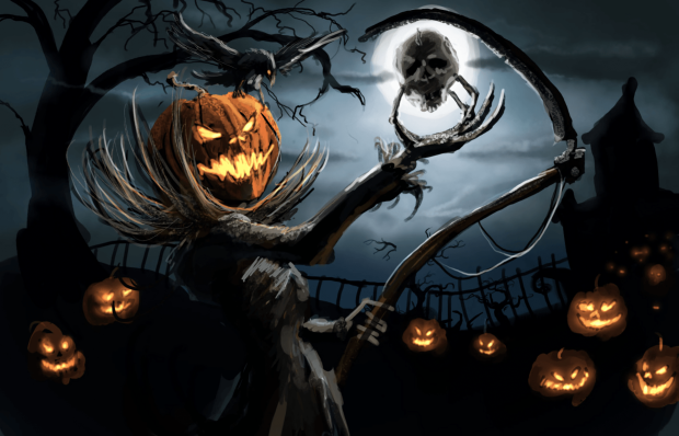 Scary Halloween Wallpaper HD Free download.