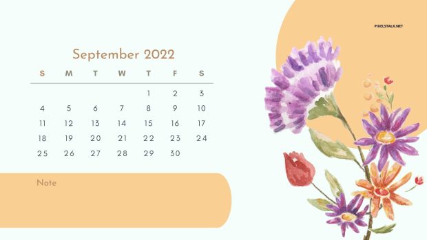 September 2022 Calendar Background 1080p.