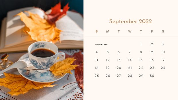 September 2022 Calendar Background HD 1080p.