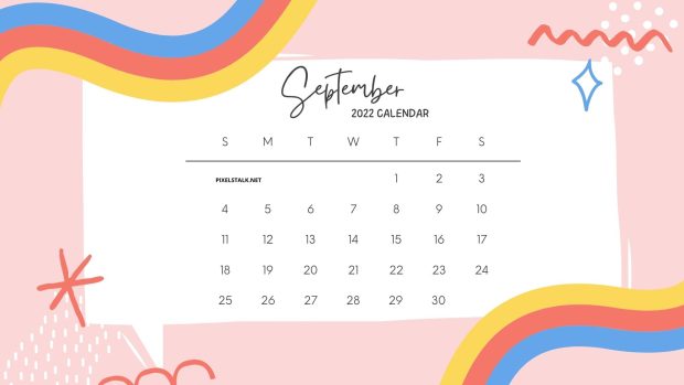 September 2022 Calendar HD Wallpaper Free download.