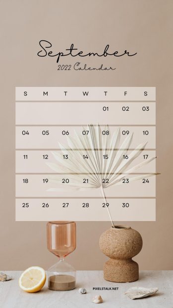 September 2022 Calendar Iphone HD Wallpaper.