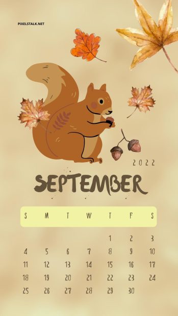 September 2022 Calendar Iphone Wallpaper High Quality.