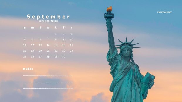 September 2022 Calendar Wallpaper Desktop.