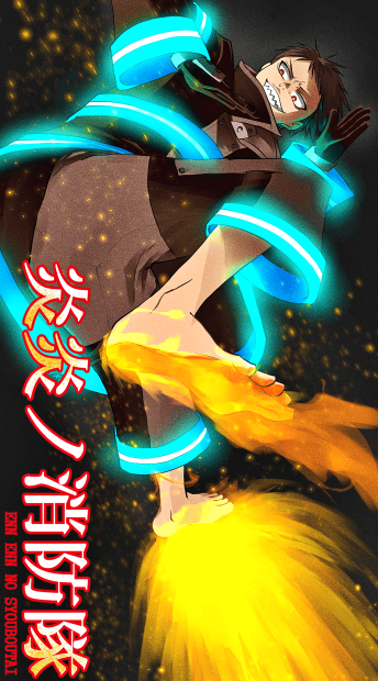 Shinra Kusakabe Fire Force Wallpaper HD.
