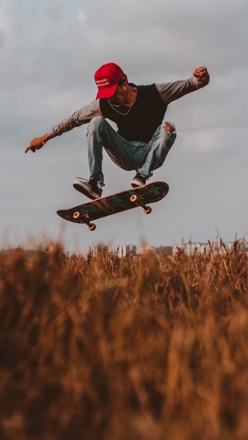 Skater Aesthetic Background for iPhone.